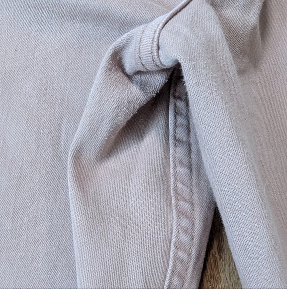 🌸 White House Black Market Skinny Ankle Jeans 🌸 High-Rise Mauve Blush Size 14 - Picture 12 of 13